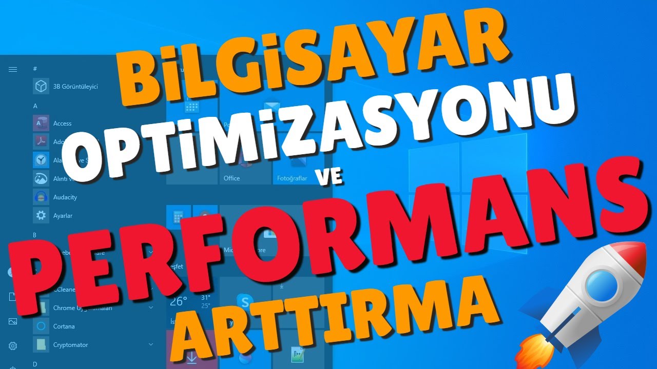 Bilgisayar Performansı Arttırma