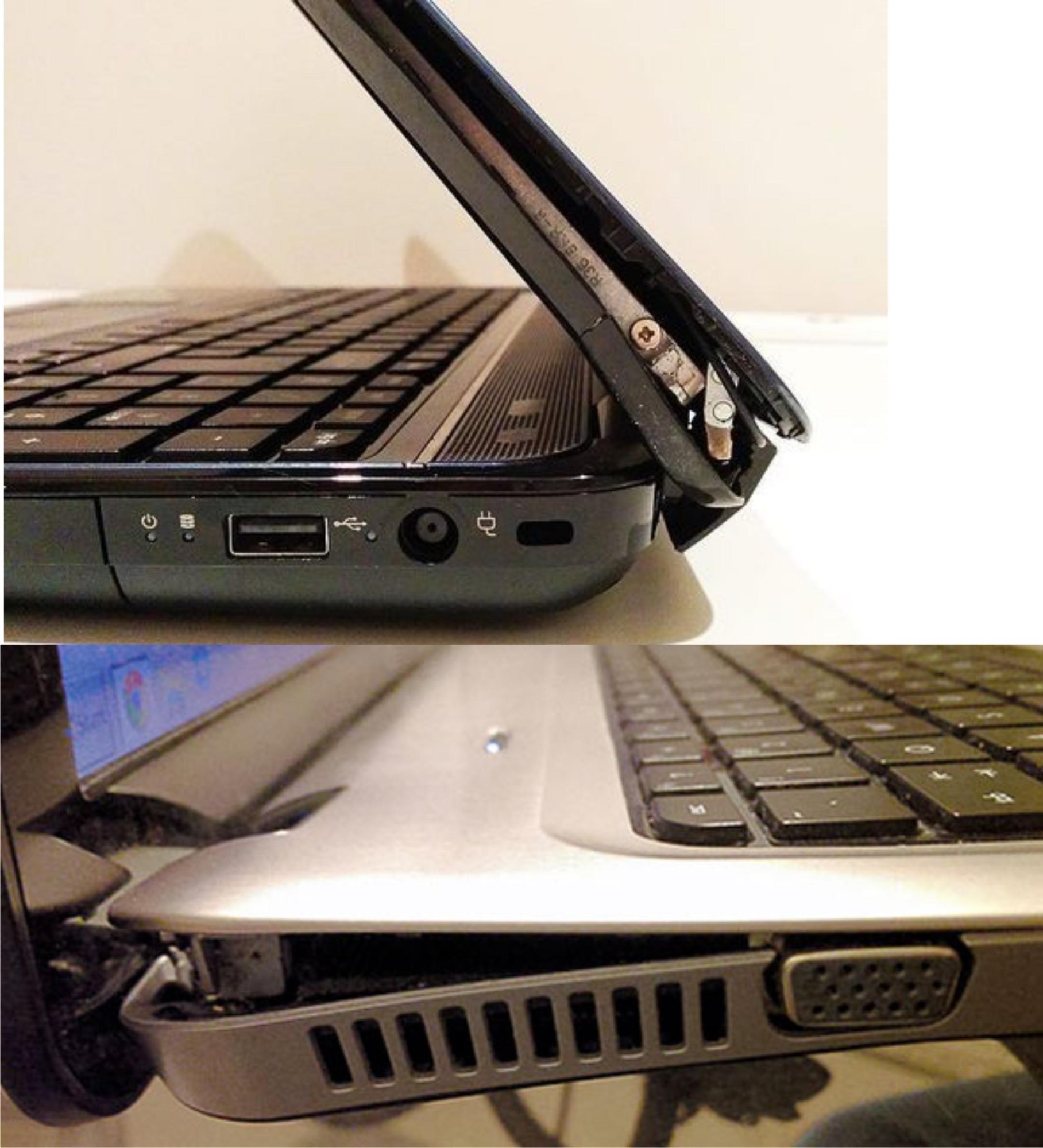 Notebook Menteşe Sertliği ve Kırılması